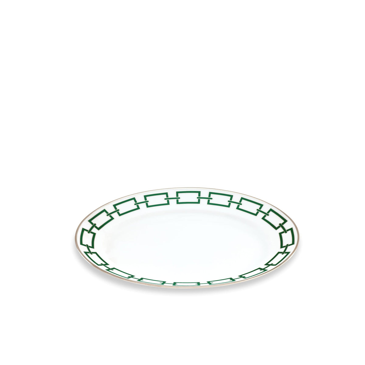 Ginori 1735 Catene Oval Platter, Smeraldo, view 2
