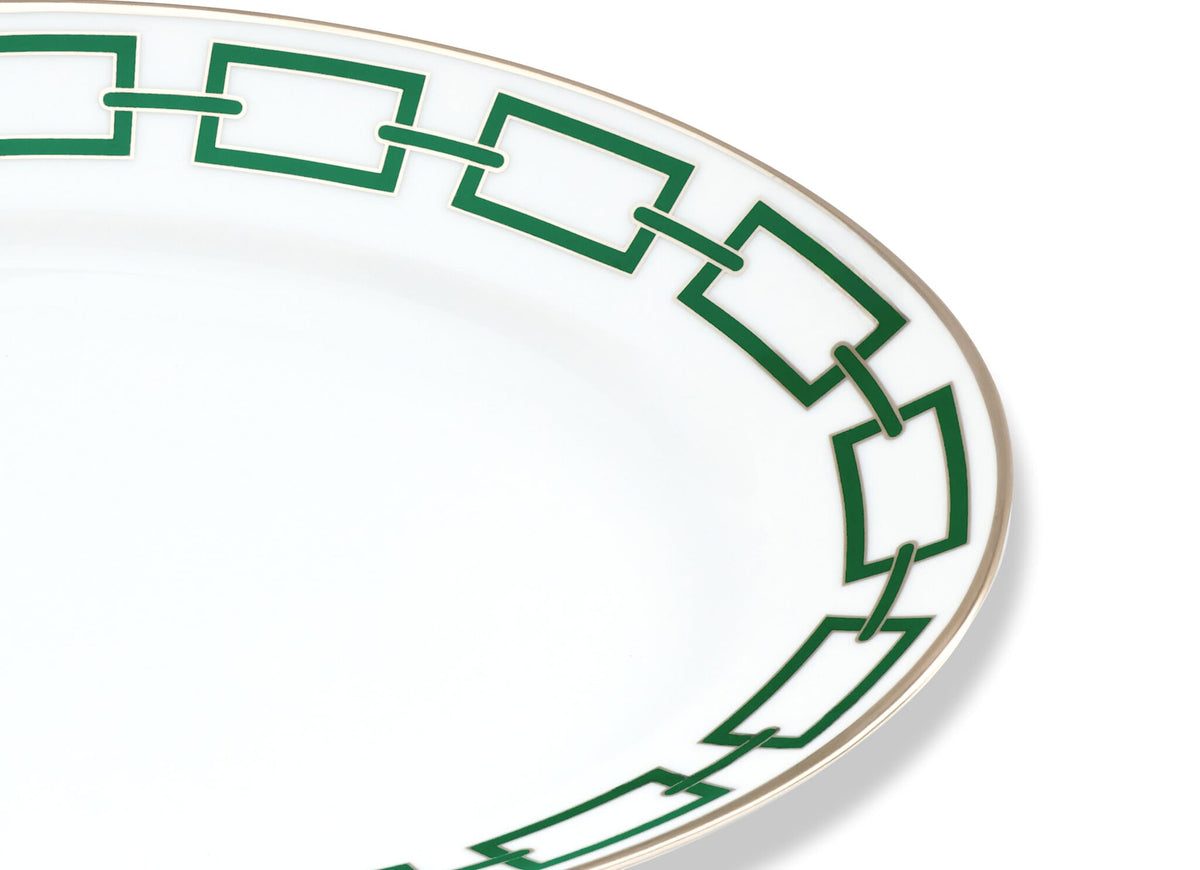 Ginori 1735 Catene Oval Platter, Smeraldo, view 3
