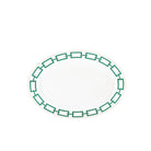 Ginori 1735 Catene Oval Platter, Smeraldo