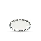 Ginori 1735 Catene Pickle Dish, Black