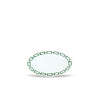 Ginori 1735 Catene Pickle Dish, Smeraldo
