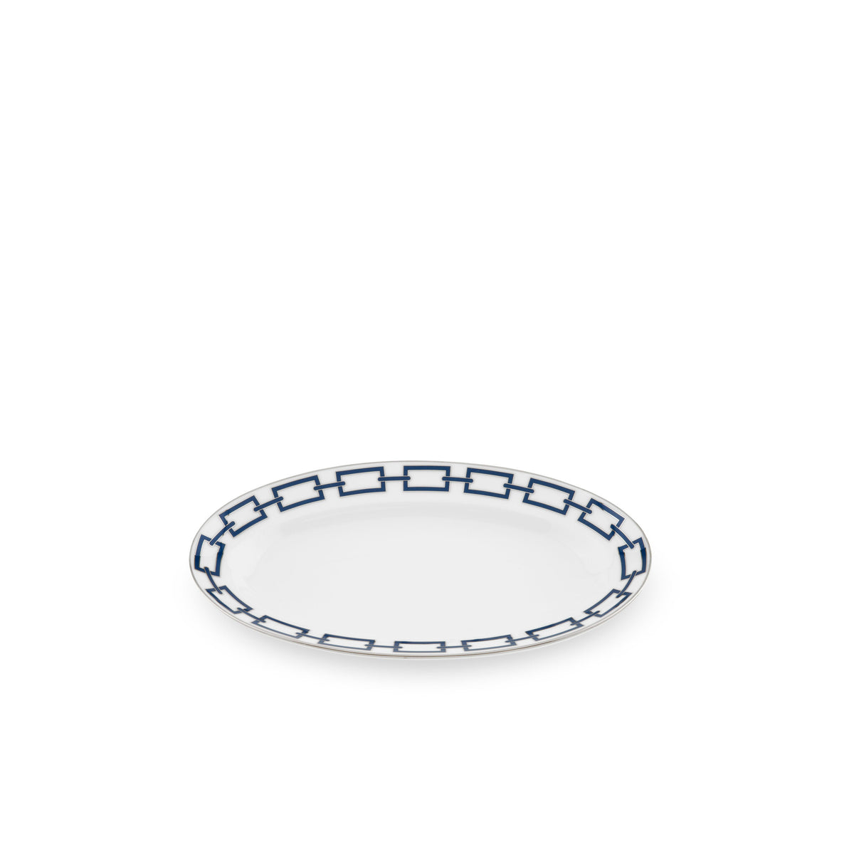 Ginori 1735 Catene Pickle Dish, Zaffiro, view 2