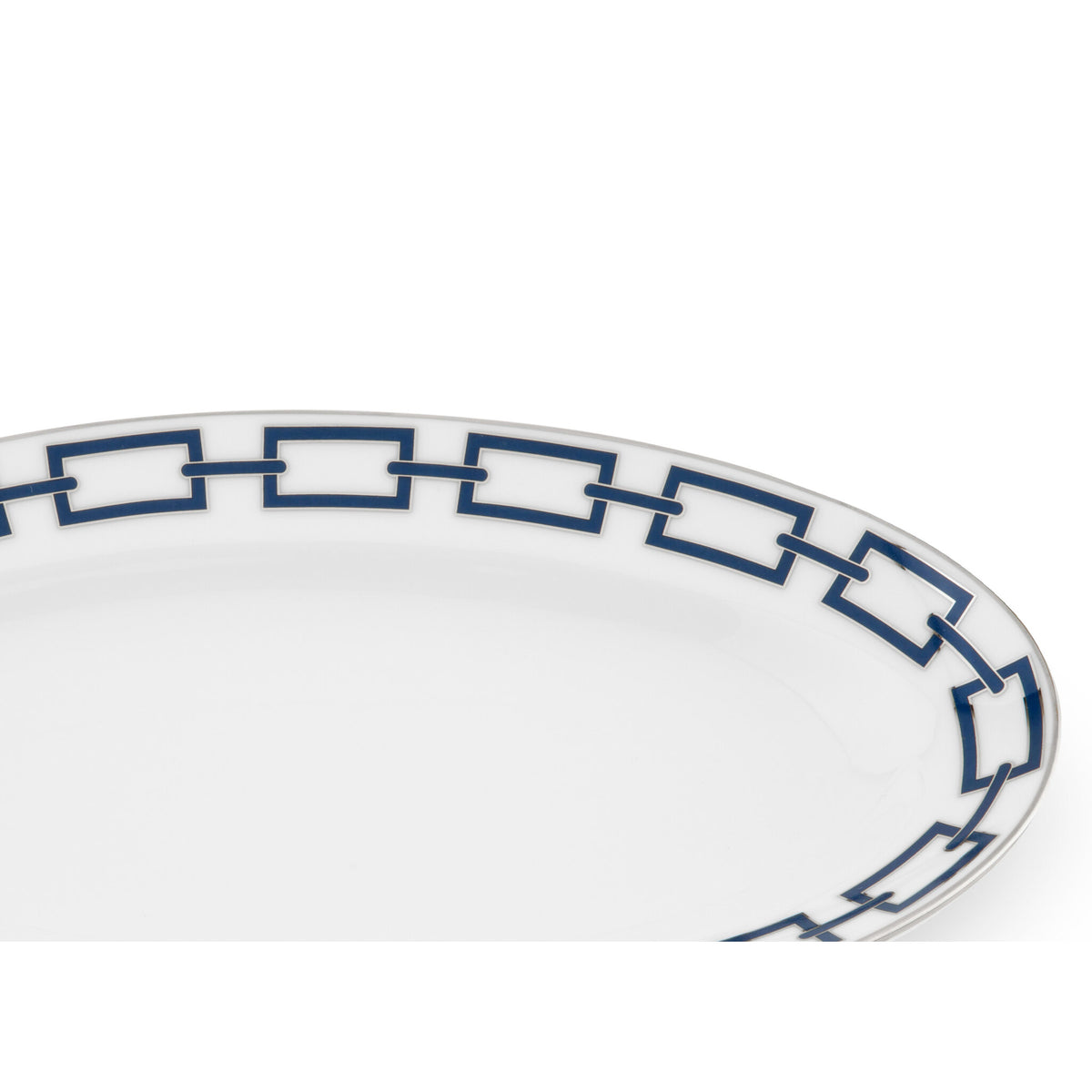 Ginori 1735 Catene Pickle Dish, Zaffiro, view 3