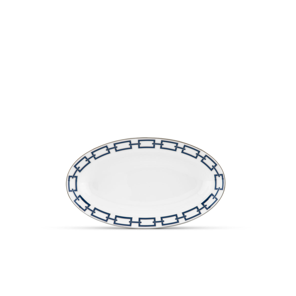 Ginori 1735 Catene Pickle Dish, Zaffiro