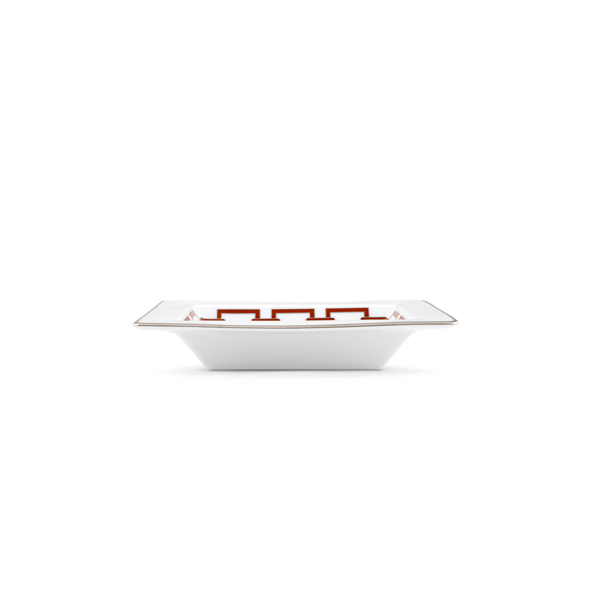 Ginori 1735 Catene Rectangular Change Tray, Scarlatto, view 4