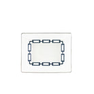 Ginori 1735 Catene Rectangular Change Tray, Zaffiro