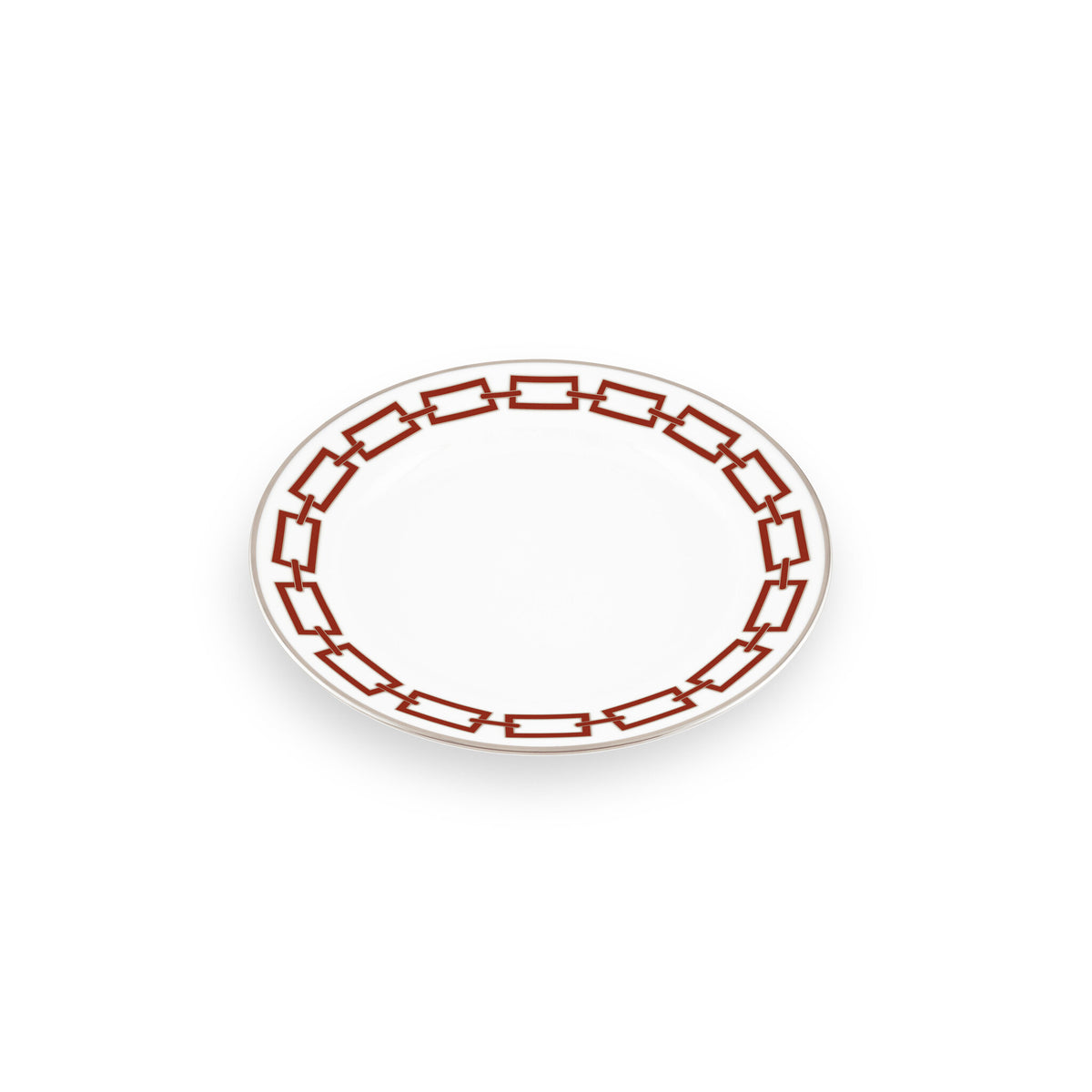 Ginori 1735 Catene Round Platter, Scarlatto, view 2