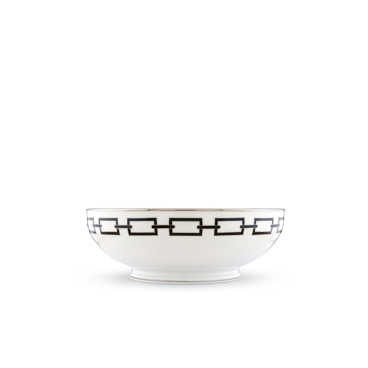 Ginori 1735 Catene Salad Bowl, Black, view 2
