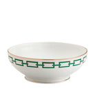 Ginori 1735 Catene Salad Bowl, Smeraldo