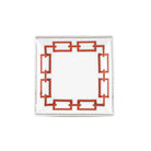 Ginori 1735 Catene Small Change Tray, Scarlatto