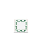 Ginori 1735 Catene Small Change Tray, Smeraldo