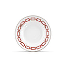 Ginori 1735 Catene Soup Plate, Scarlatto