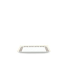 Ginori 1735 Catene Square Centerpiece, Ebano, view 4