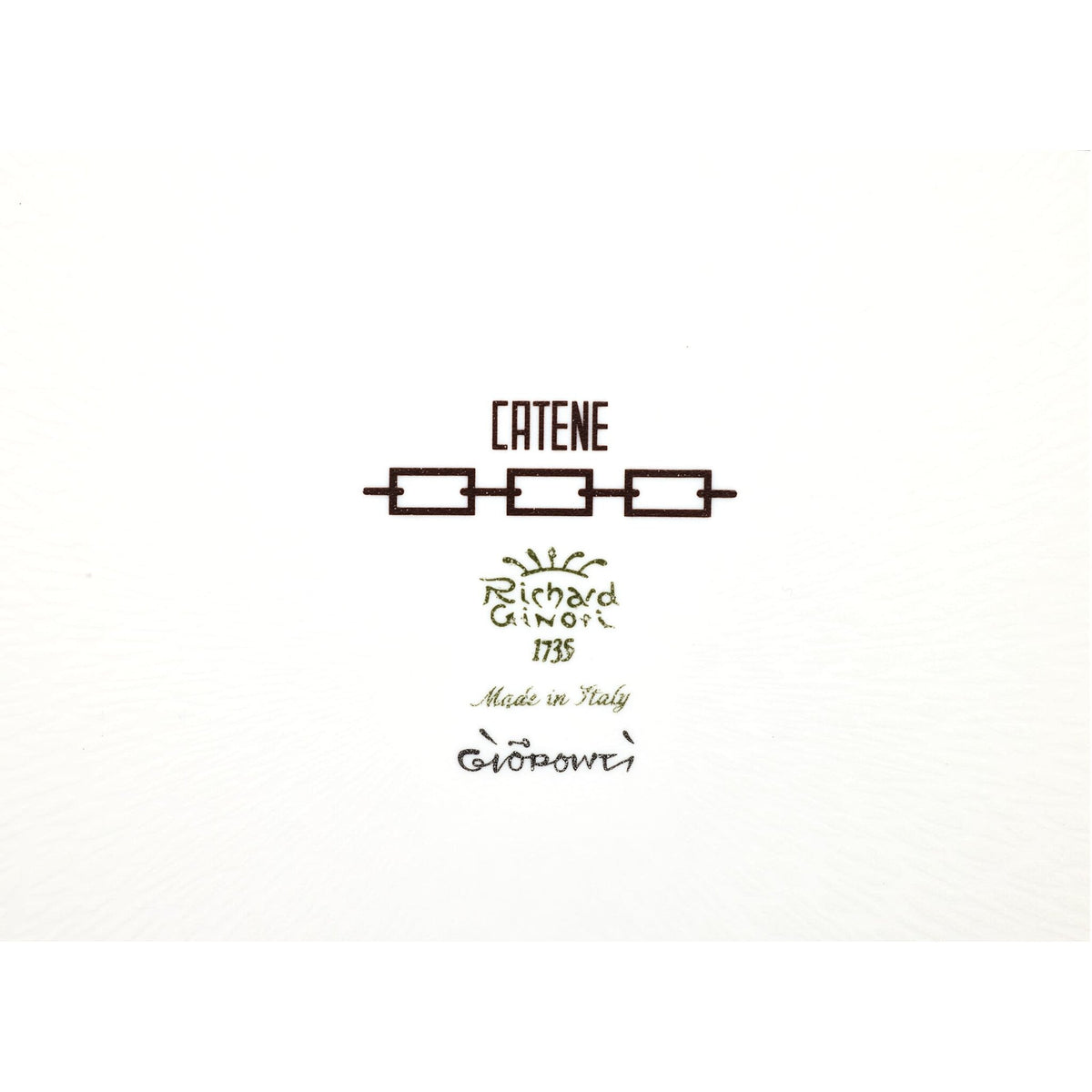 Ginori 1735 Catene Square Centerpiece, Ebano, view 5
