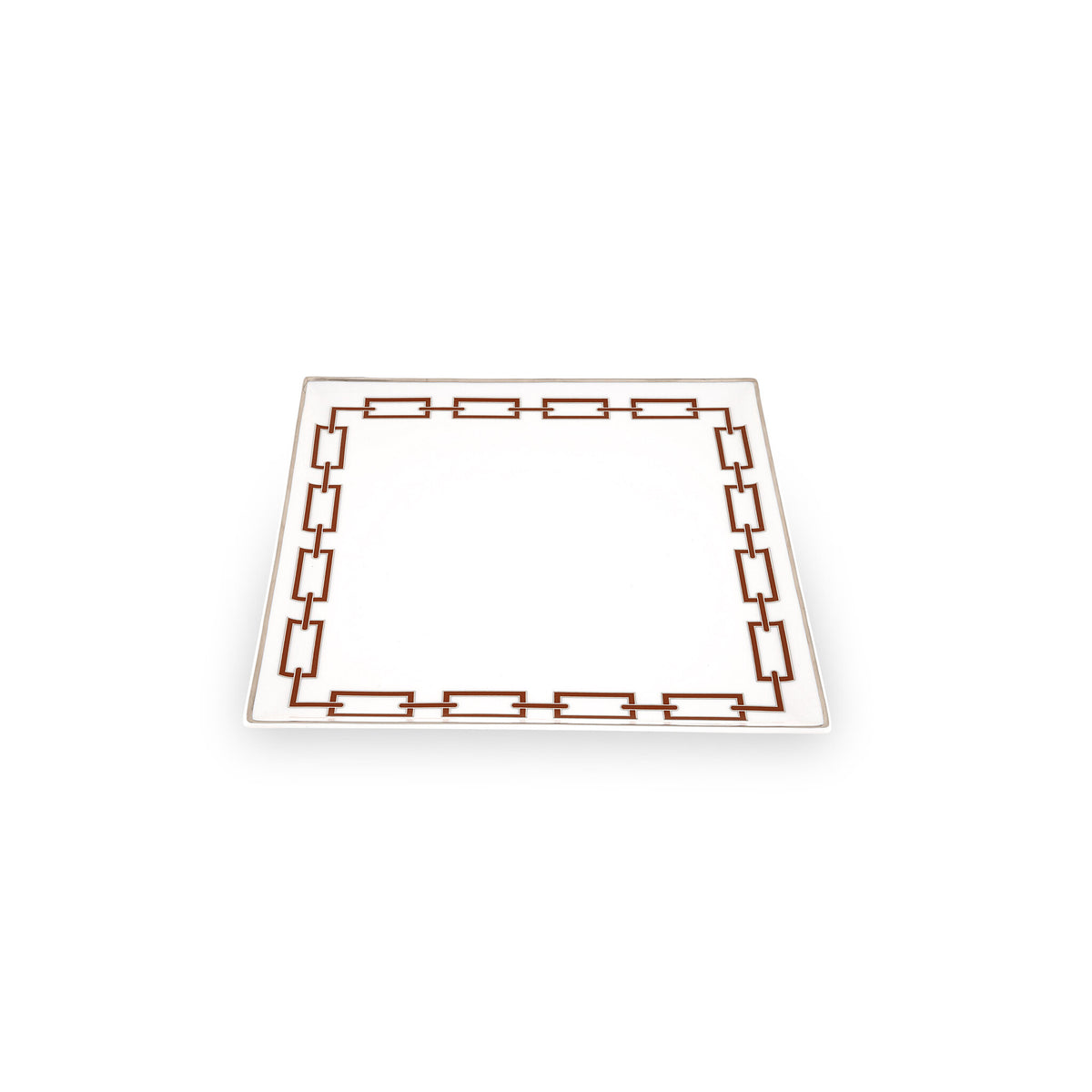 Ginori 1735 Catene Square Centerpiece, Scarlatto, view 2