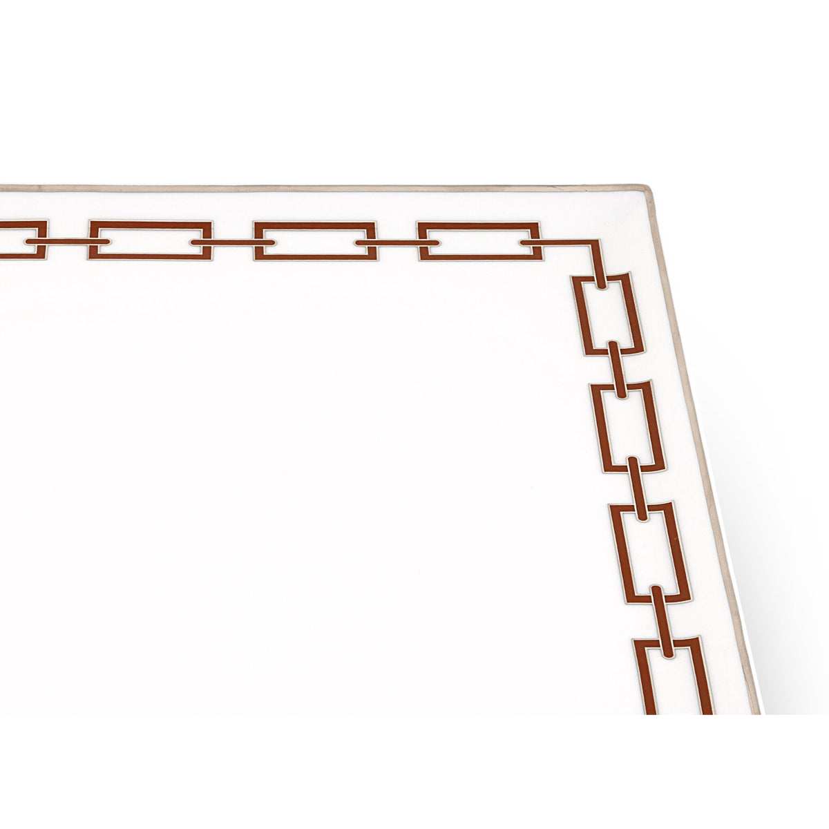 Ginori 1735 Catene Square Centerpiece, Scarlatto, view 3