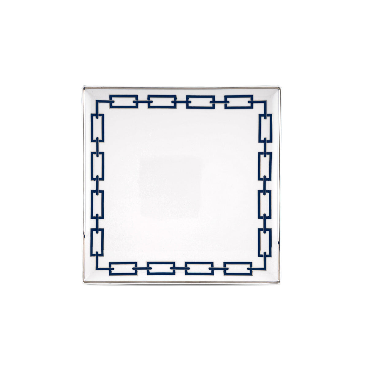 Ginori 1735 Catene Square Centerpiece, Zaffiro