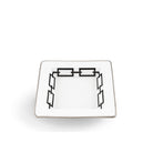 Ginori 1735 Catene Square Change Tray, Black, view 2