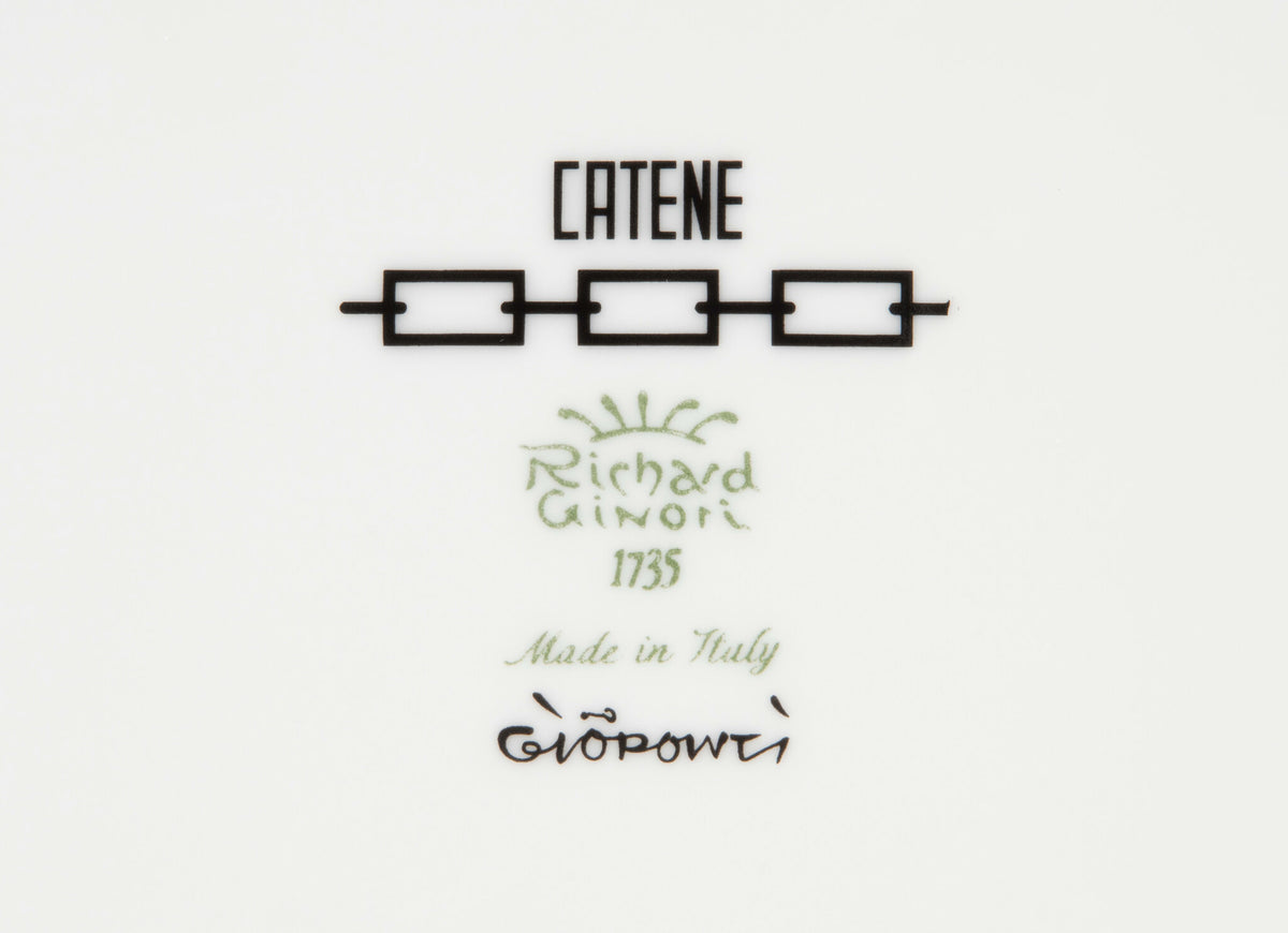 Ginori 1735 Catene Square Change Tray, Black, view 5