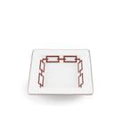 Ginori 1735 Catene Square Change Tray, Scarlatto, view 2