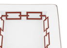 Ginori 1735 Catene Square Change Tray, Scarlatto, view 3