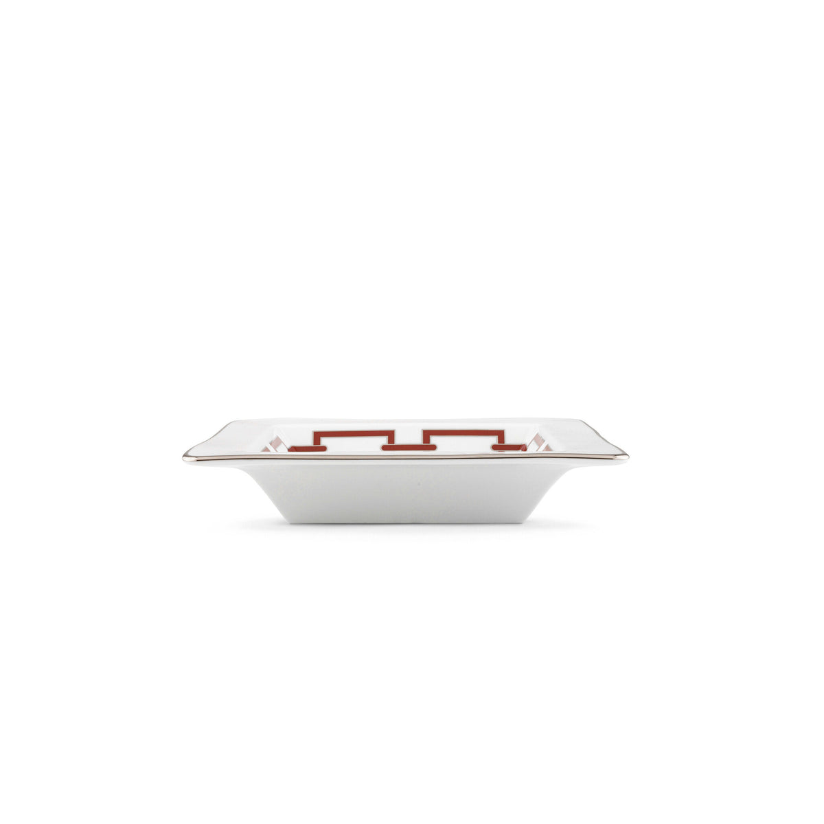 Ginori 1735 Catene Square Change Tray, Scarlatto, view 4
