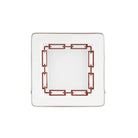 Ginori 1735 Catene Square Change Tray, Scarlatto