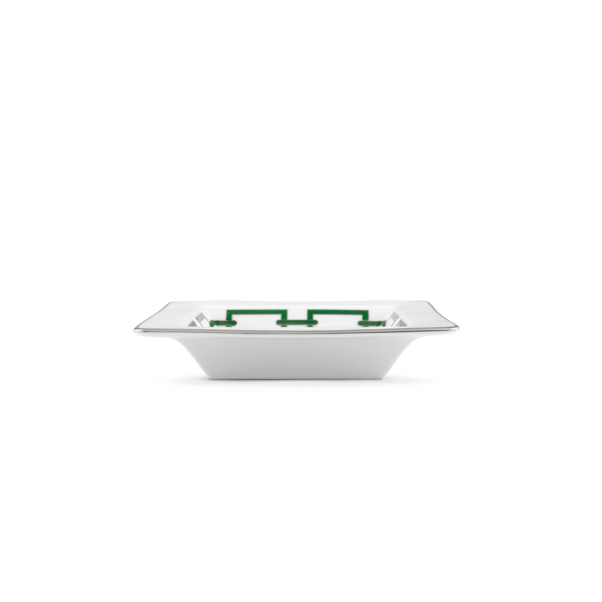 Ginori 1735 Catene Square Change Tray, Smeraldo, view 4
