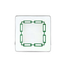 Ginori 1735 Catene Square Change Tray, Smeraldo
