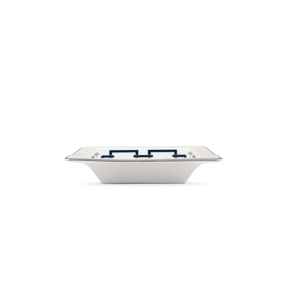 Ginori 1735 Catene Square Change Tray, Zaffiro, view 4