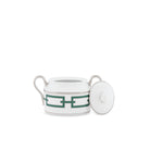Ginori 1735 Catene Sugar Bowl, Smeraldo, view 3