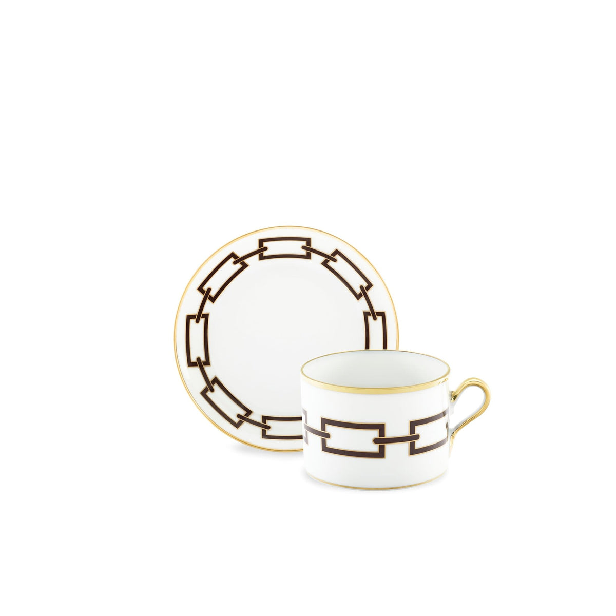Ginori 1735 Catene Tea Cup, Ebano, view 3