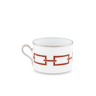 Ginori 1735 Catene Tea Cup, Scarlatto, view 2