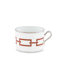 Ginori 1735 Catene Tea Cup, Scarlatto