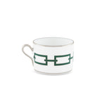 Ginori 1735 Catene Tea Cup, Smeraldo, view 2