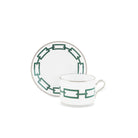 Ginori 1735 Catene Tea Cup, Smeraldo, view 3