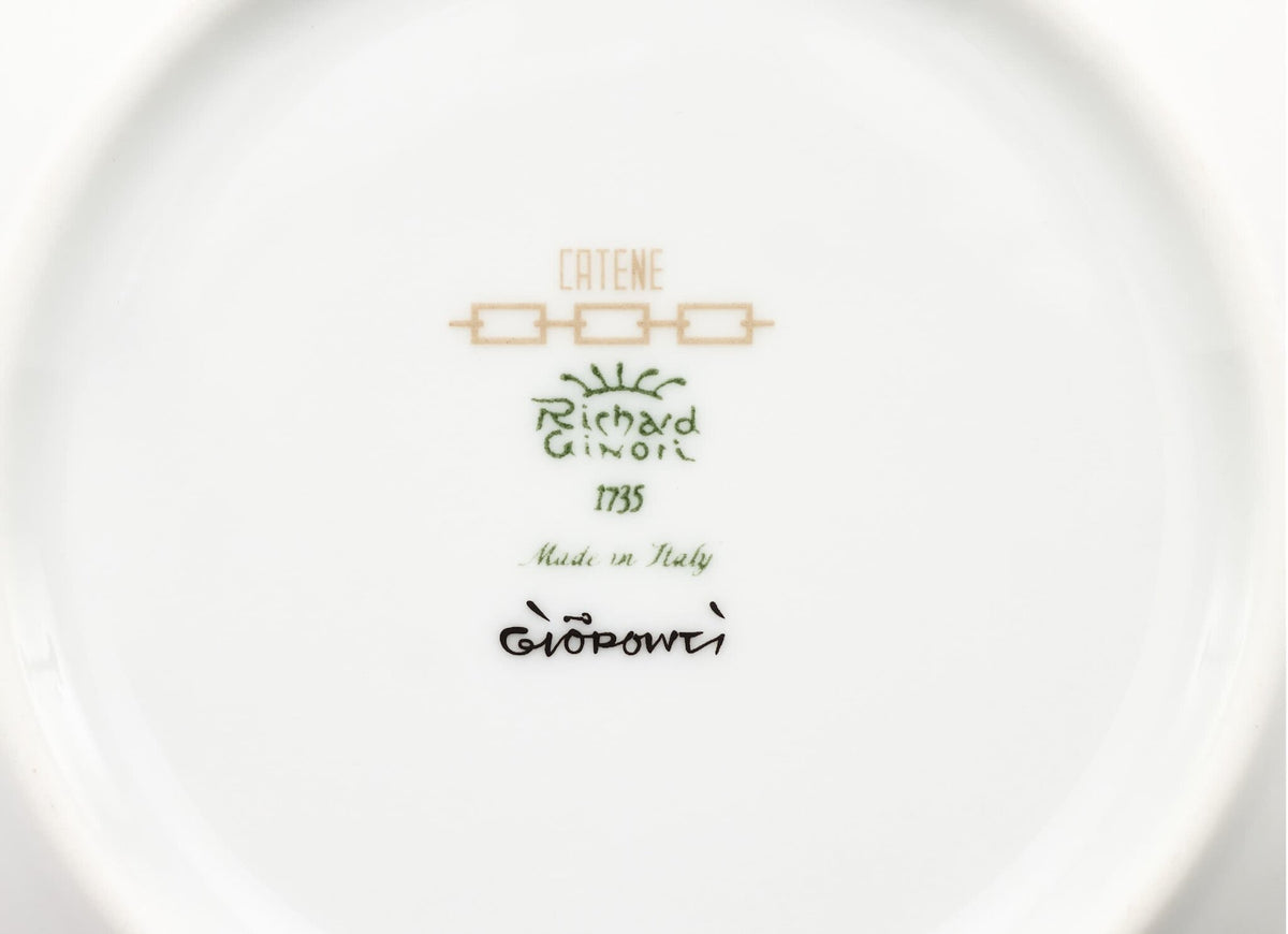Ginori 1735 Catene Tea Saucer, Cachemire, view 4