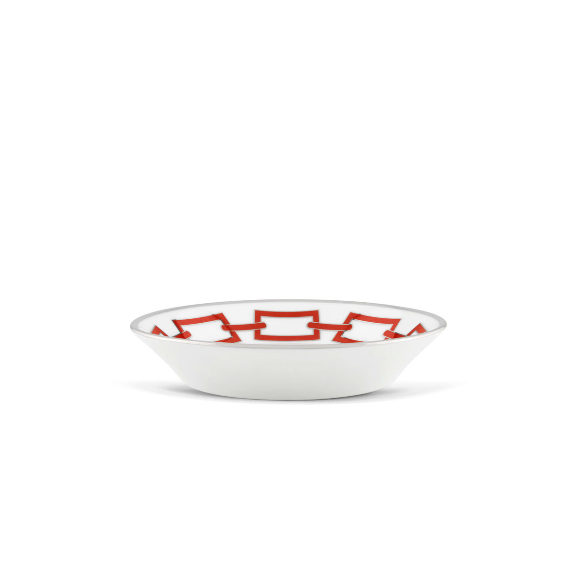 Ginori 1735 Catene Tea Saucer, Scarlatto, view 4