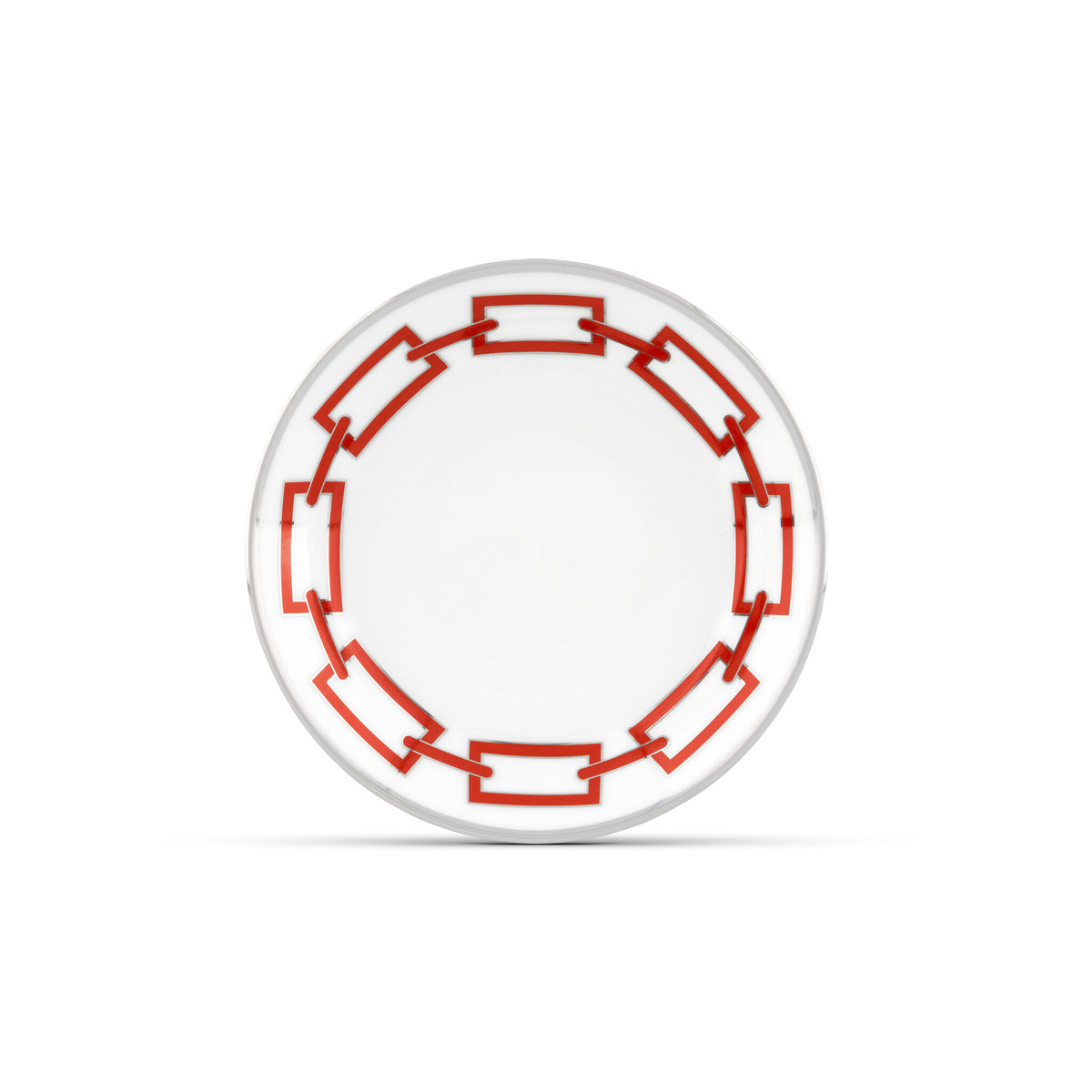 Ginori 1735 Catene Tea Saucer, Scarlatto