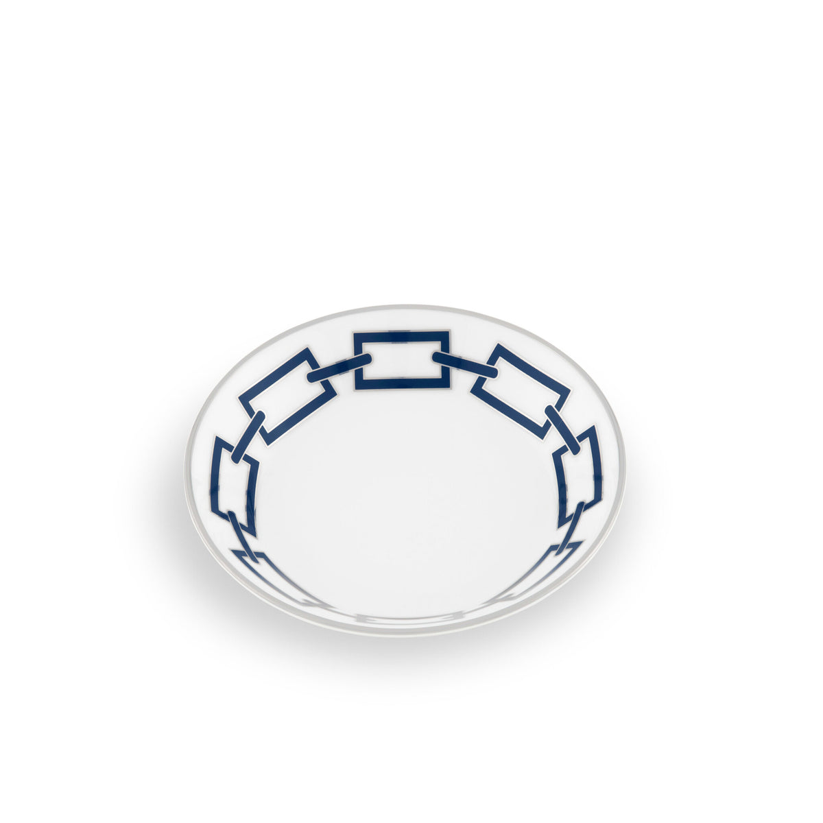 Ginori 1735 Catene Tea Saucer, Zaffiro, view 2