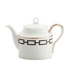 Ginori 1735 Catene Teapot, Black