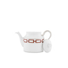 Ginori 1735 Catene Teapot, Scarlatto, view 3