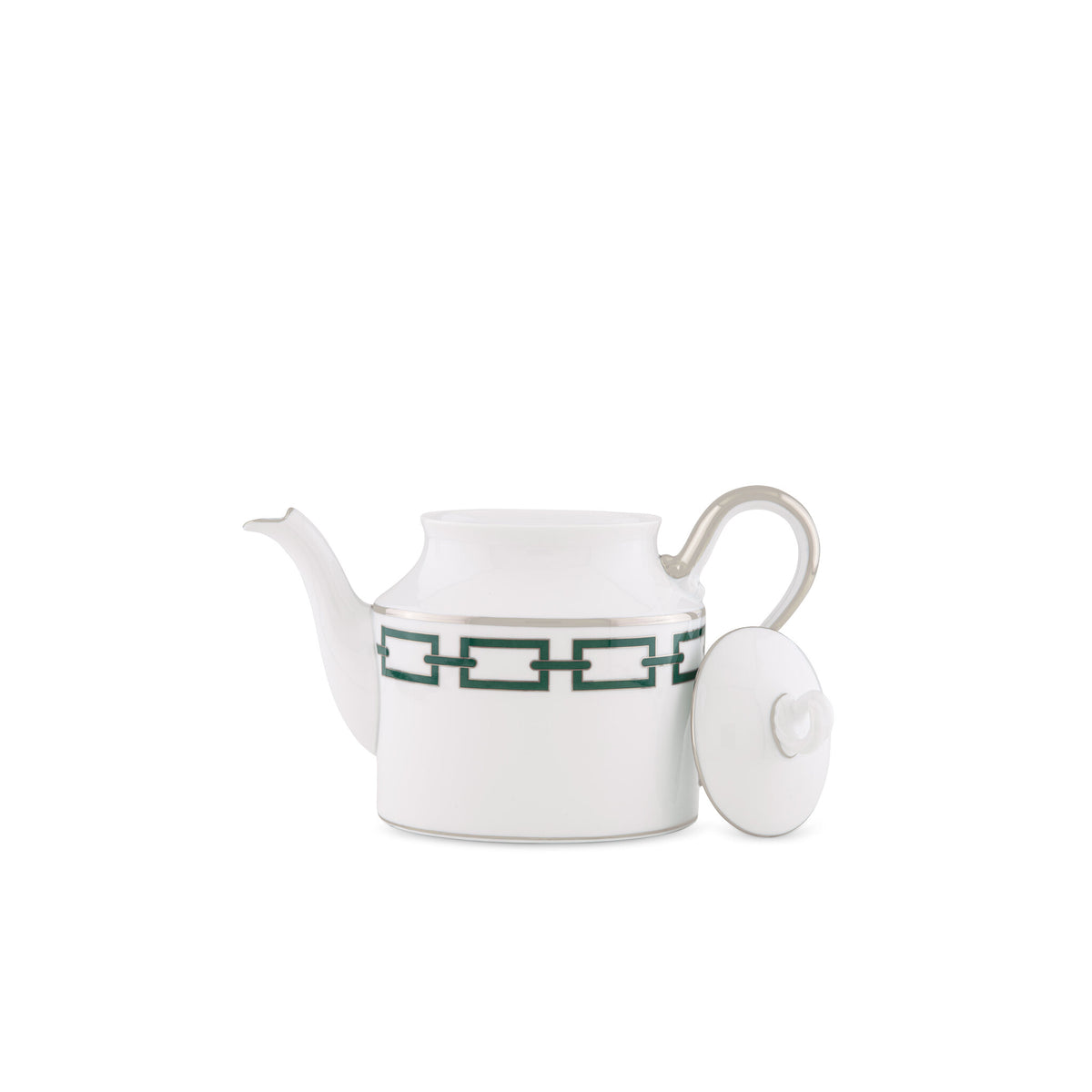 Ginori 1735 Catene Teapot, Smeraldo, view 3