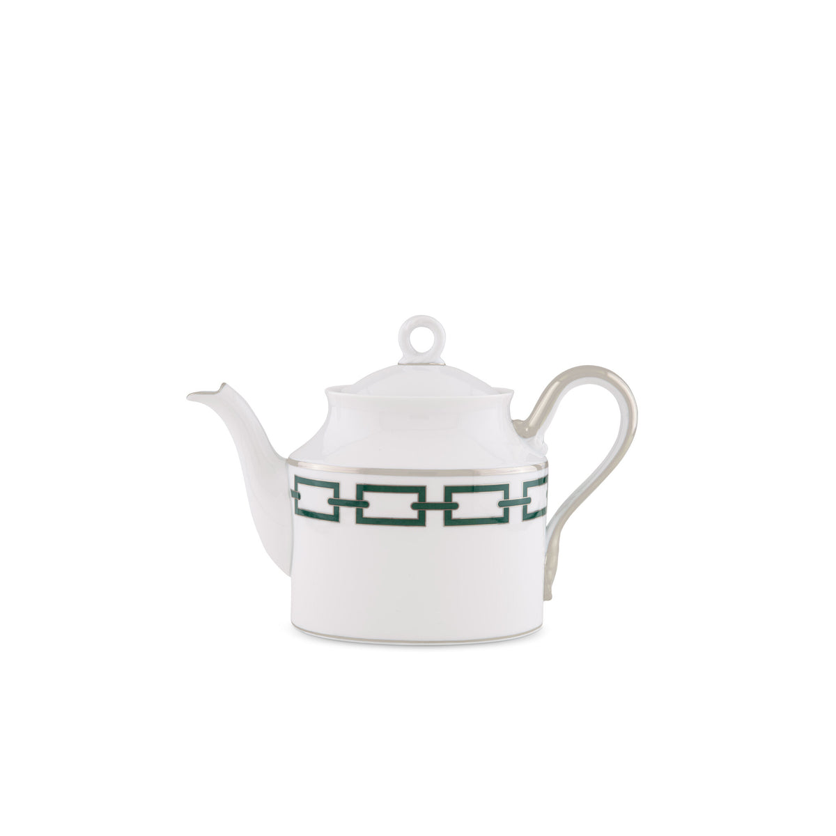 Ginori 1735 Catene Teapot, Smeraldo