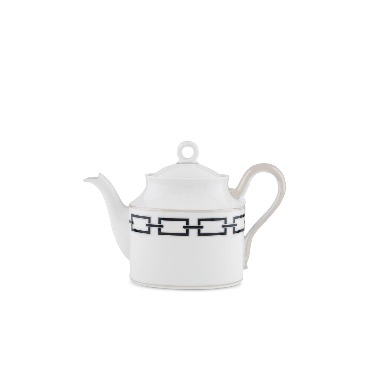Ginori 1735 Catene Teapot, Zaffiro