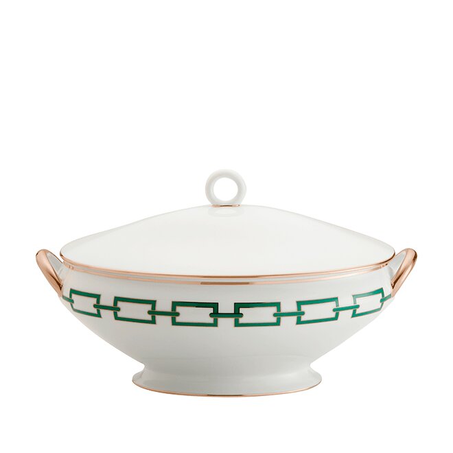 Ginori 1735 Catene Tureen, Smeraldo