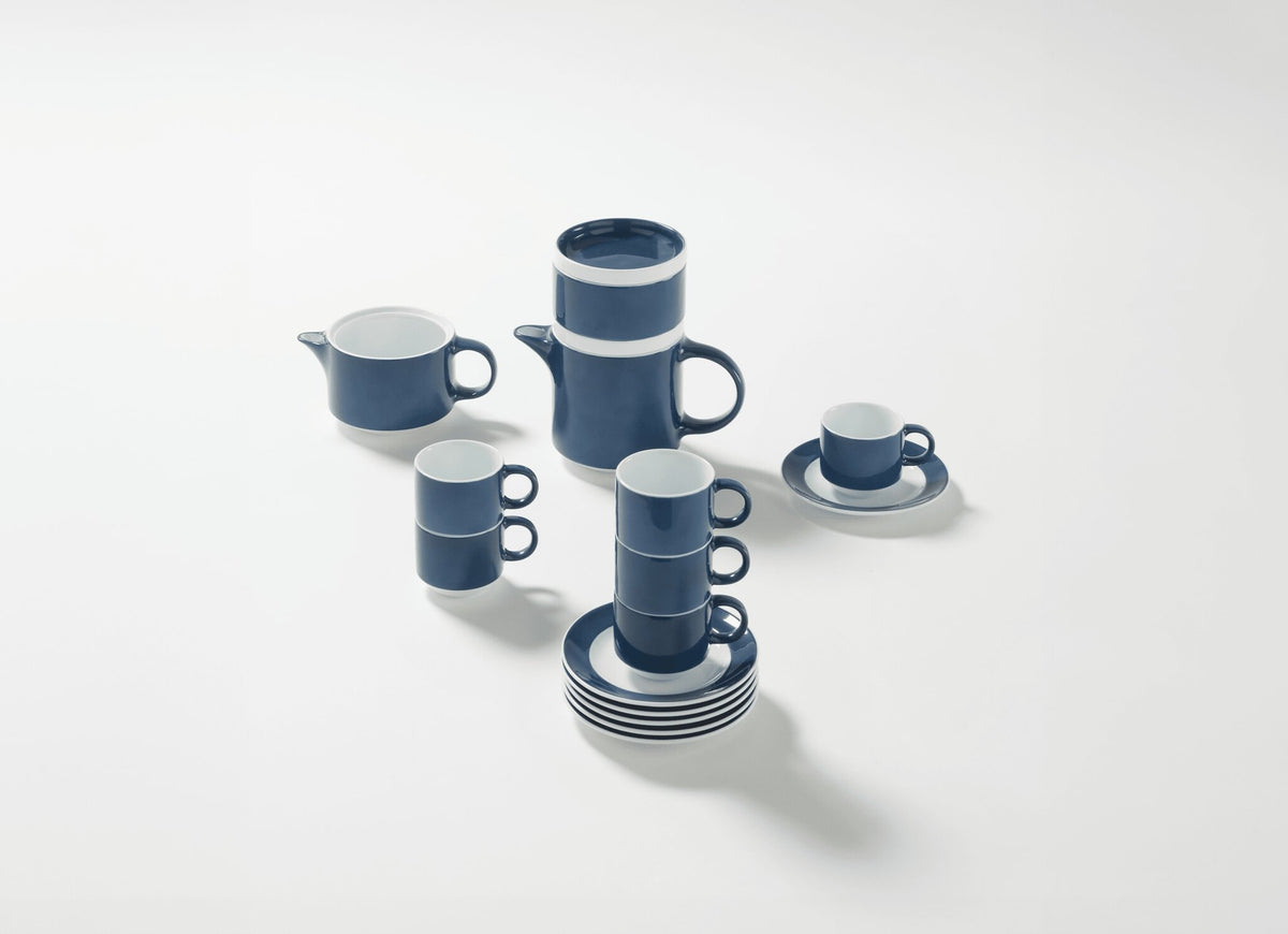 Ginori 1735 Colonna Re-Edition Espresso Set for 6, Blue, view 3