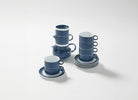 Ginori 1735 Colonna Re-Edition Tea Set for 6, Blue, view 3