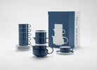 Ginori 1735 Colonna Re-Edition Tea Set for 6, Blue, view 5
