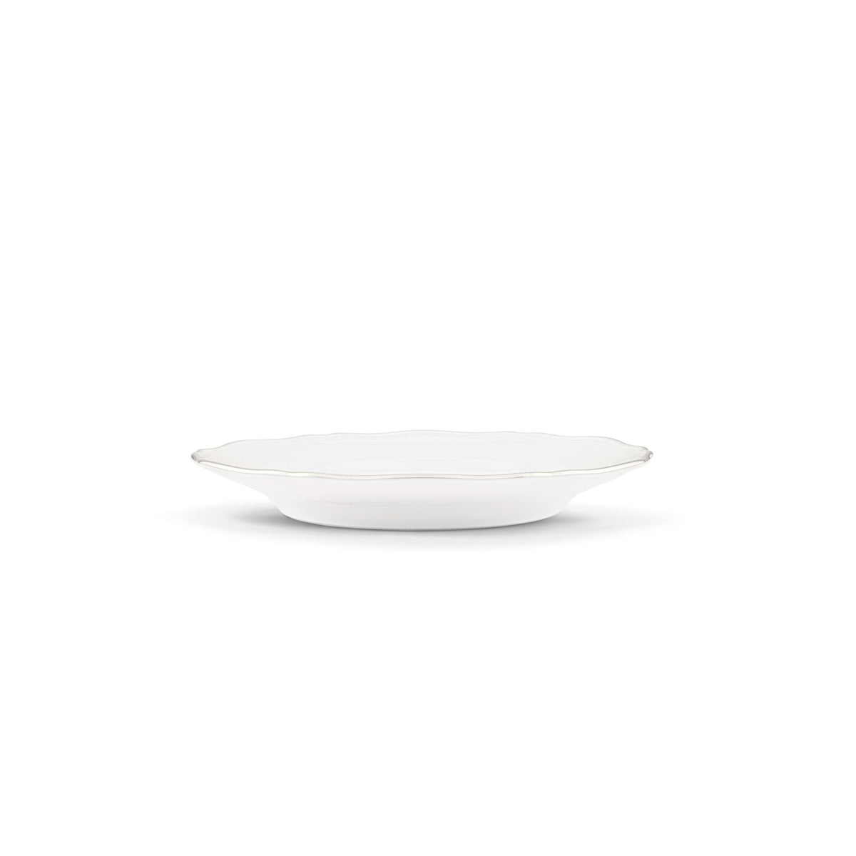 Ginori 1735 Corona Bread Plate, Platinum, view 4